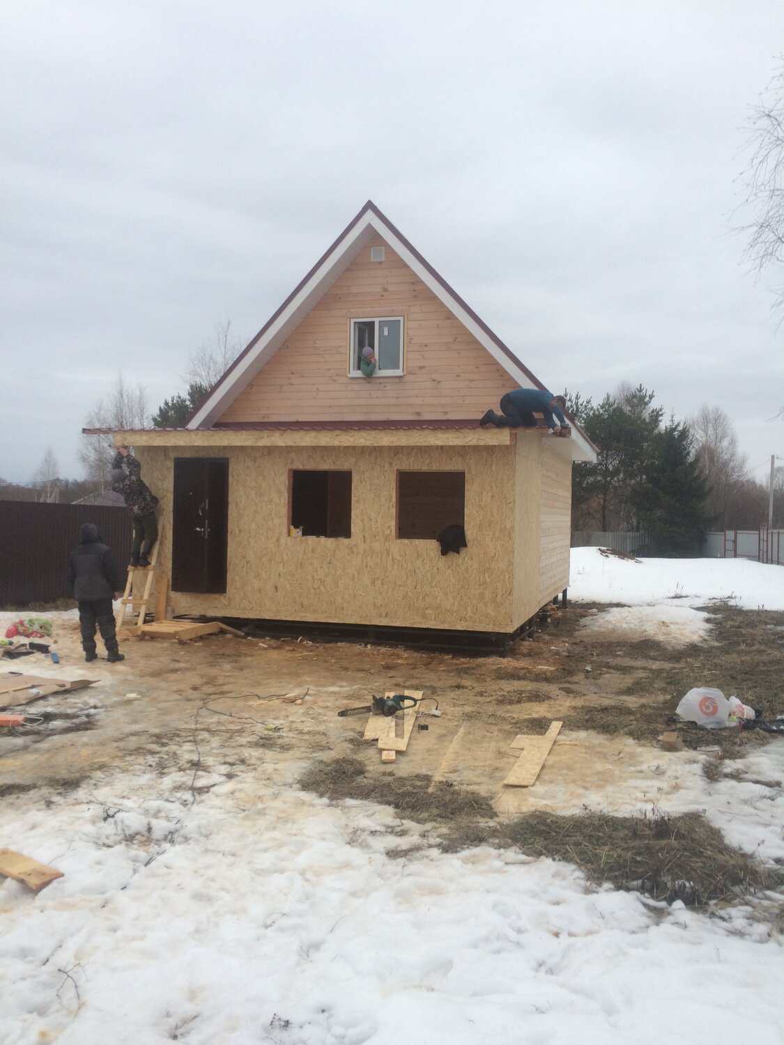 Строительство пристройки к дому