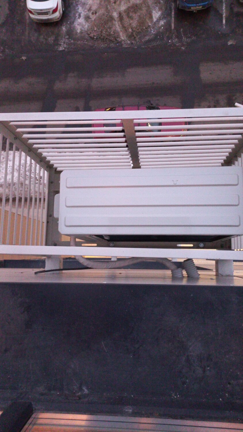 кондиционер, монтаж кондиционера, короб для кондиционера, решетка для кондиционера, корзина для кондиционера