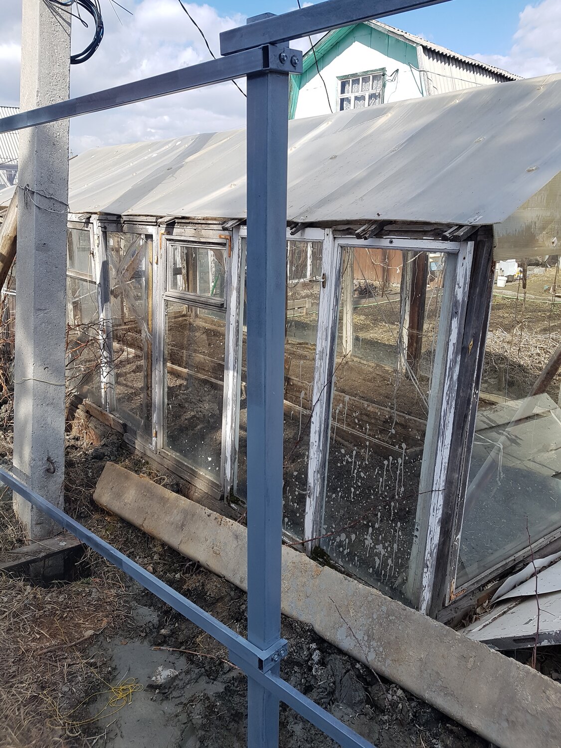теплица из рам, садоводство вагоностроитель 2, теплица из оконных рам, теплица из старых рам, балаган теплица