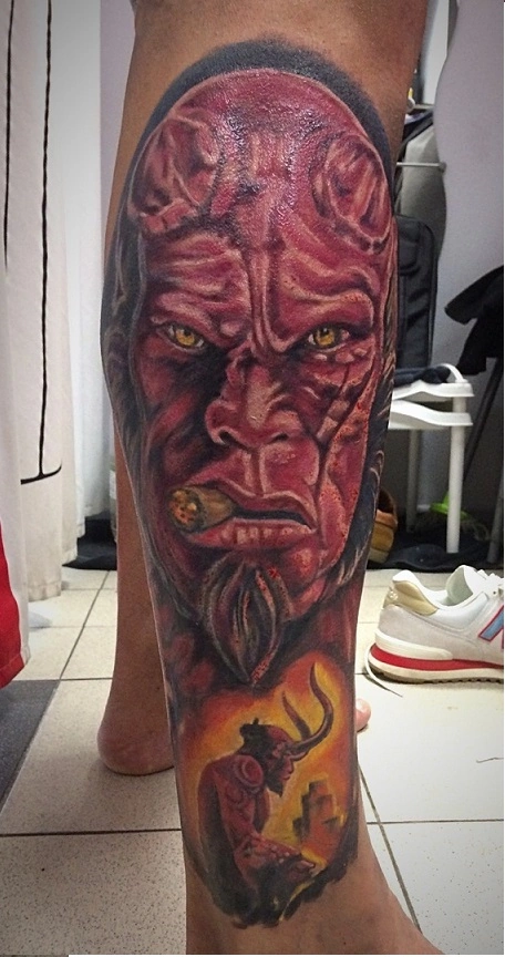 ТАТУ ДАРТ МОЛ / TATTOO DARTH MAUL [STAR WARS]