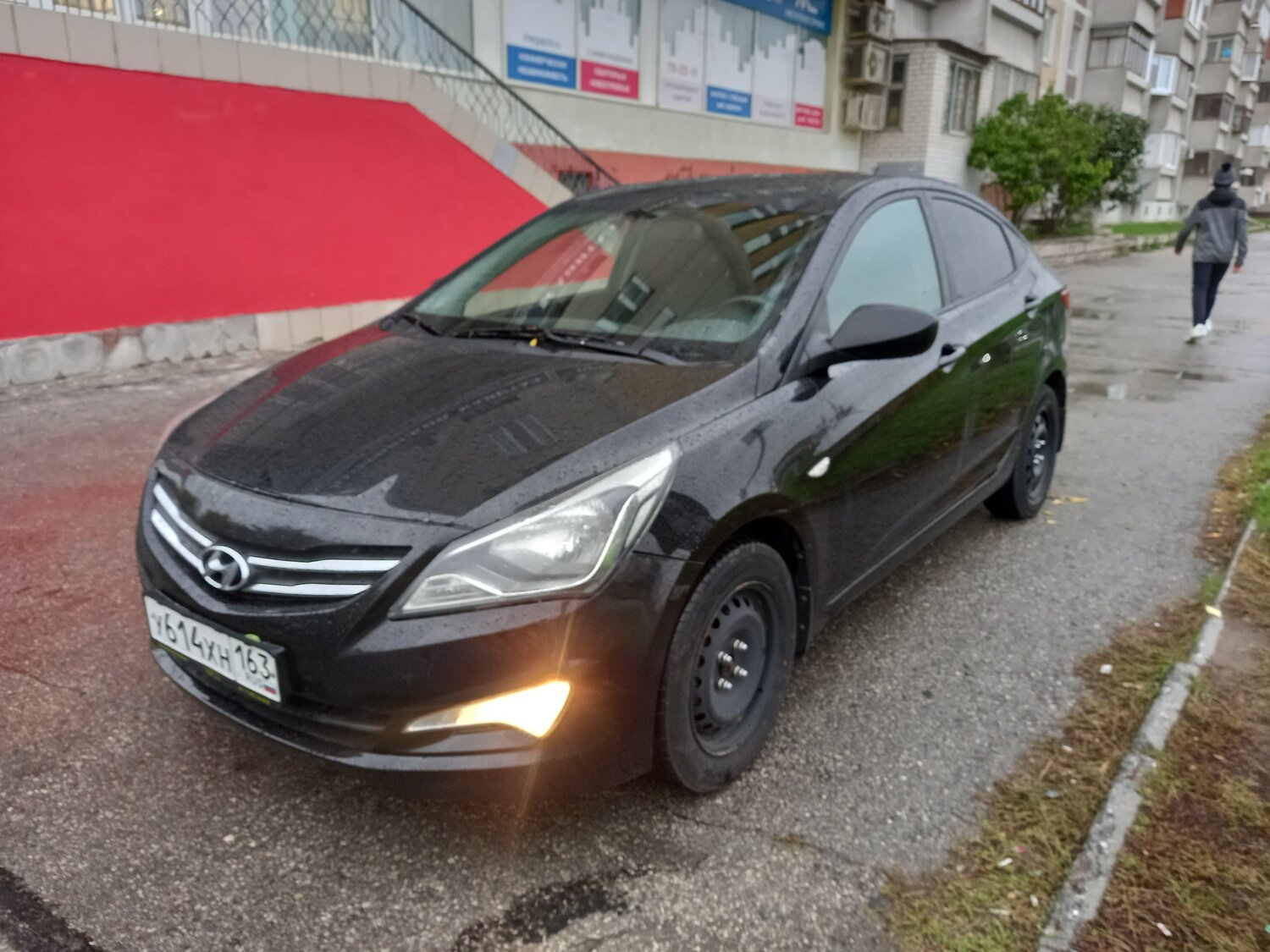 hyundai solaris, черный хендай солярис, solaris 2016, hyundai solaris 2016, Hyundai Solaris I Рестайлинг