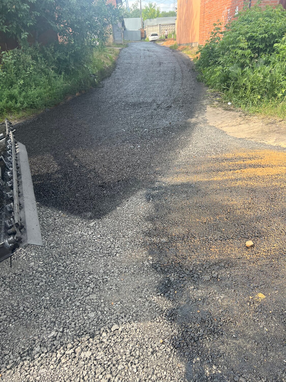асфальтирование, старый асфальт, асфальт в деревне, дорога асфальт, укладка асфальта