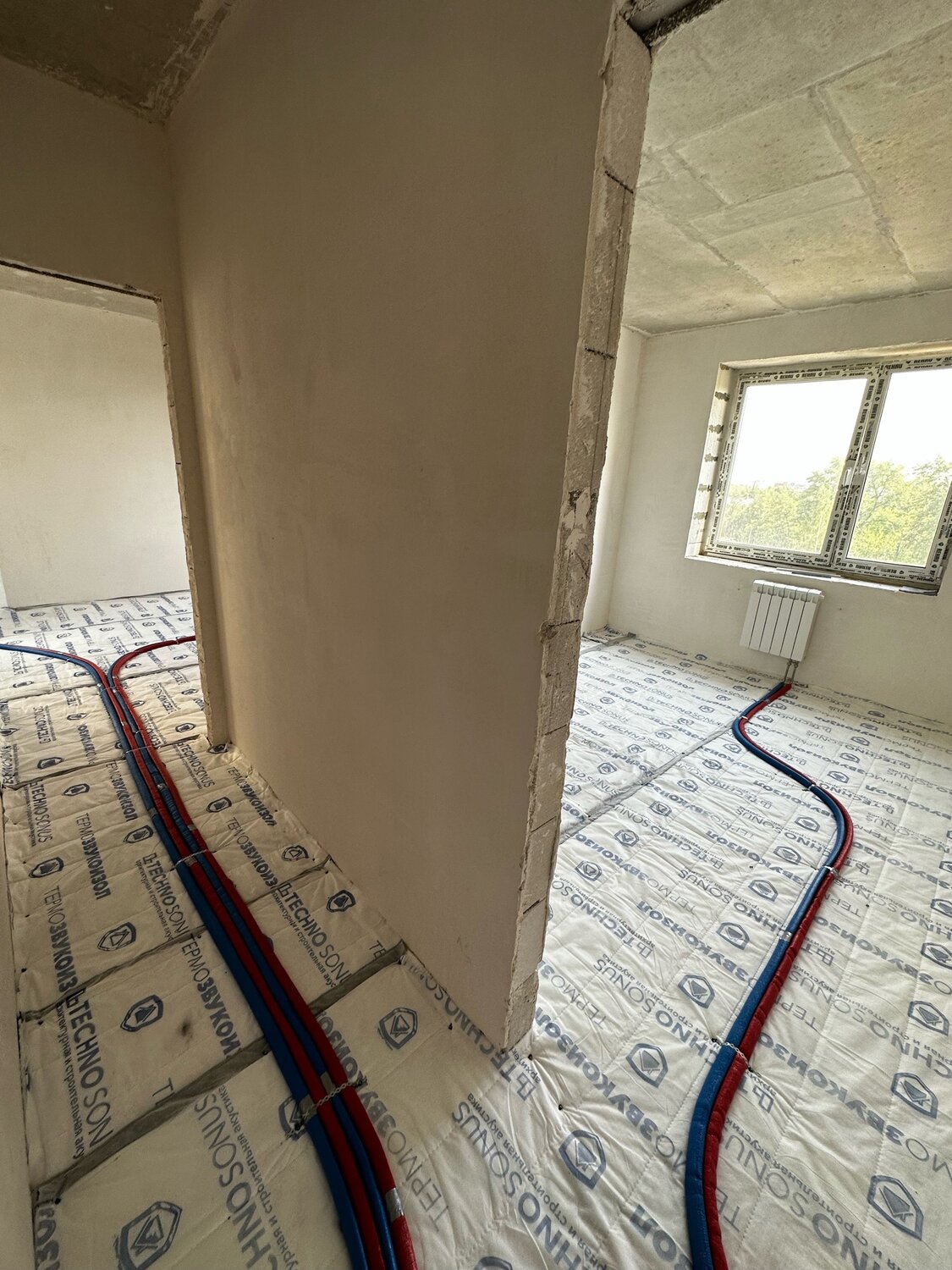 монтаж теплого пола, отопление, отопление по полу, отопление в полу, автономное отопление