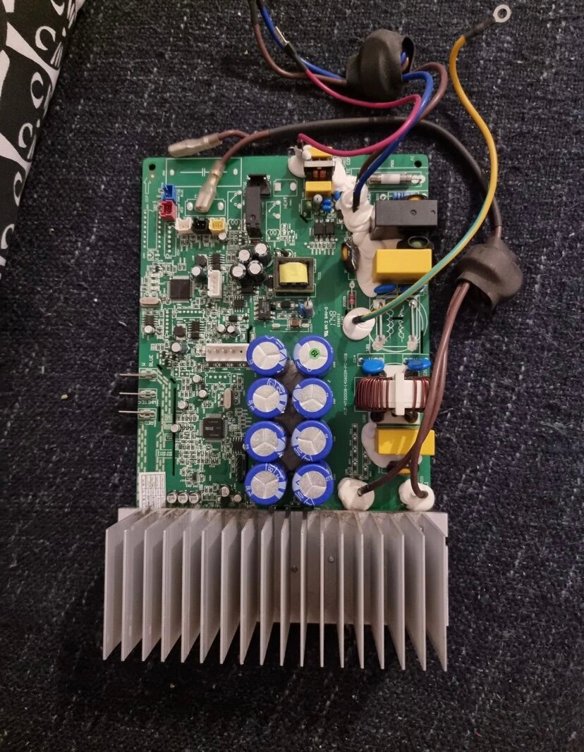 плата управление кондиционером hisense, плата наружного блока кондиционера ballu, pcb-htsd008-140602a-pc-v09, инверторный кондиционер, сплит инвертор самсунг плата