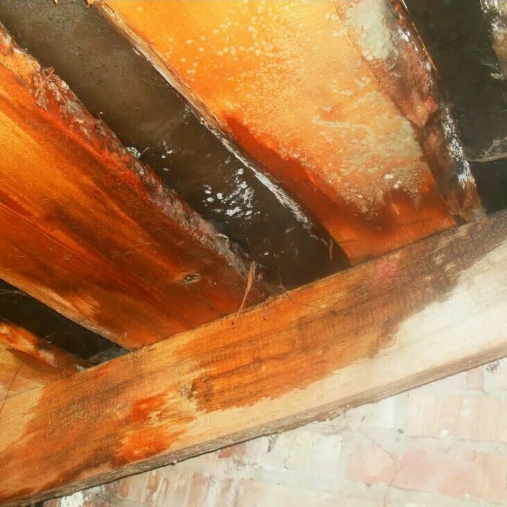 протекающая старая крыша