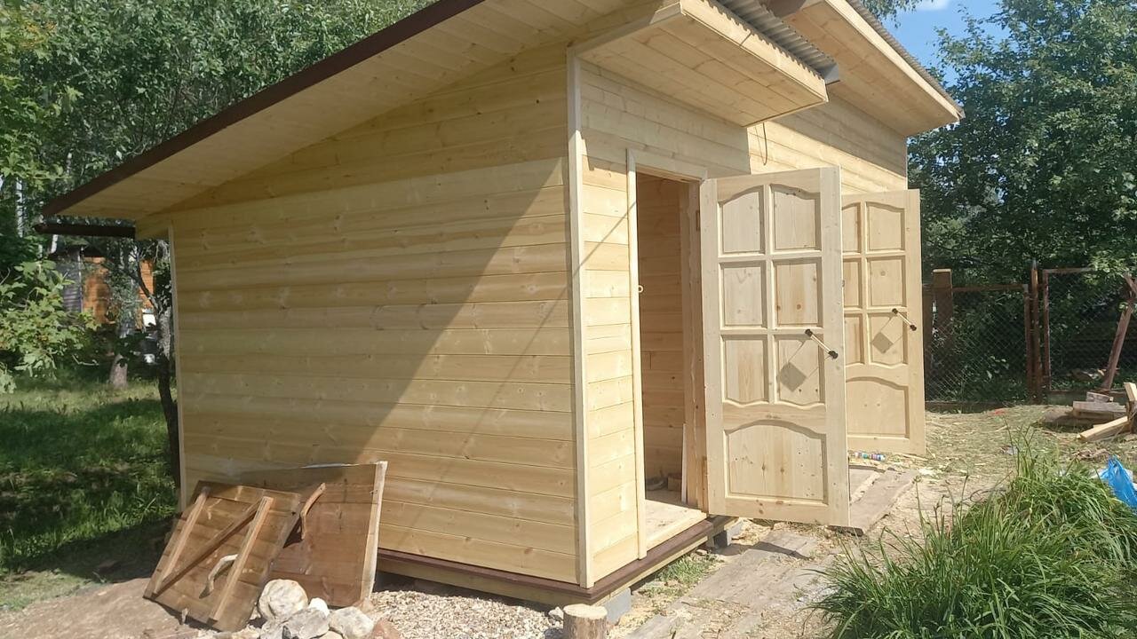 Отделка фасада дома имитация бруса