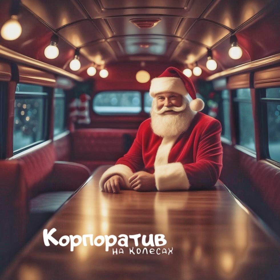 новогодний корпоратив, новогодний экспресс, с новым годом, санта, новый год