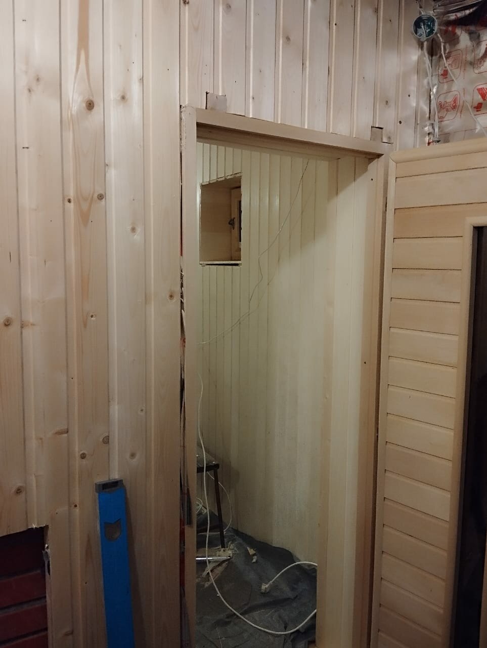 Отделка парной