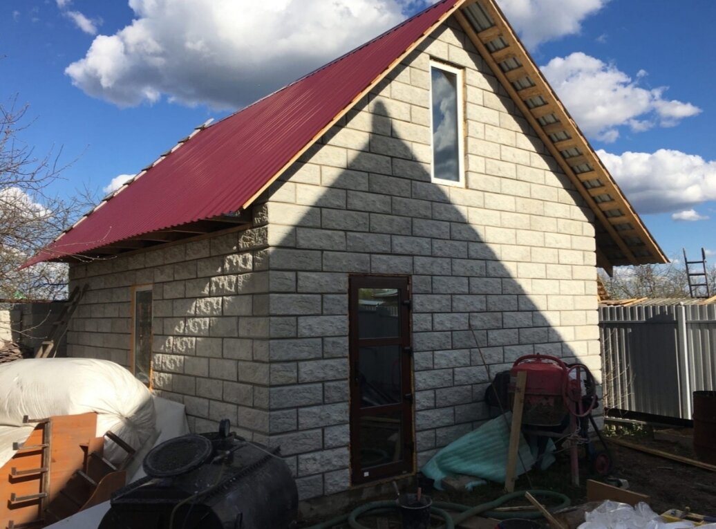 дачный домик из пеноблоков, дачный дом из пеноблоков, дачный домик из пеноблоков своими руками, дом из пеноблоков, дачный домик из шлакоблока