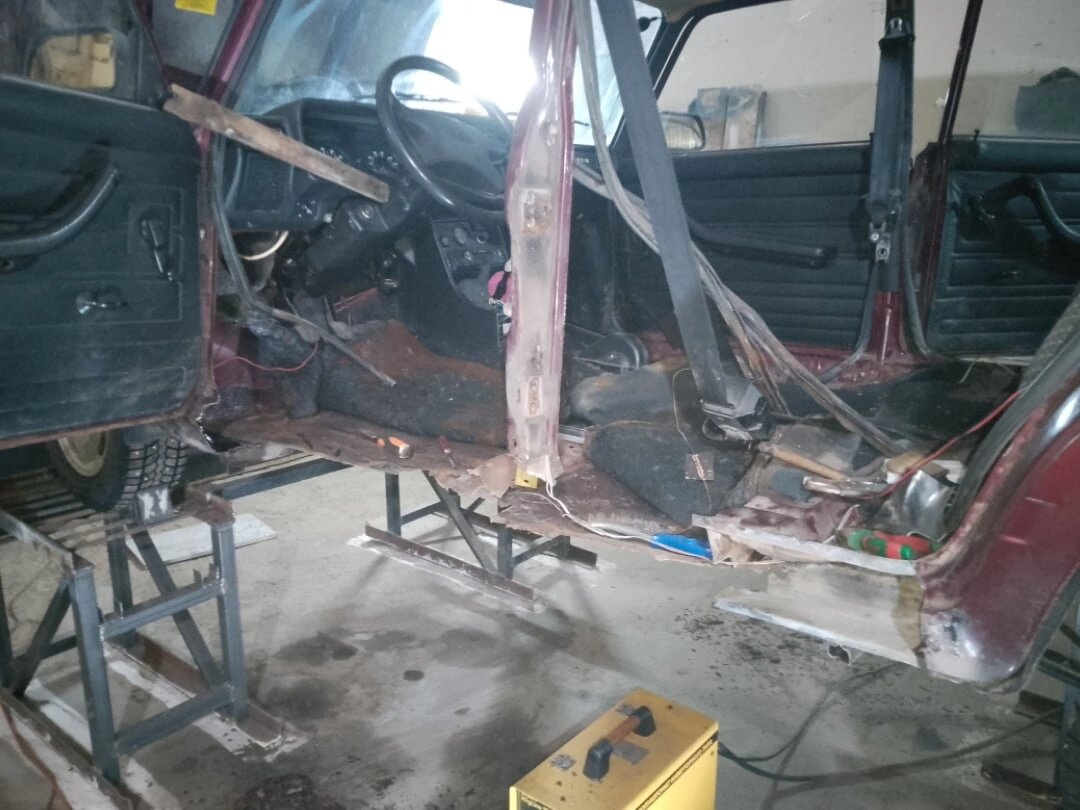 кузов нива, переварка порогов ваз 2107, ваз 2104 на v8, кузов ваз 2107, пороги на ваз 2131