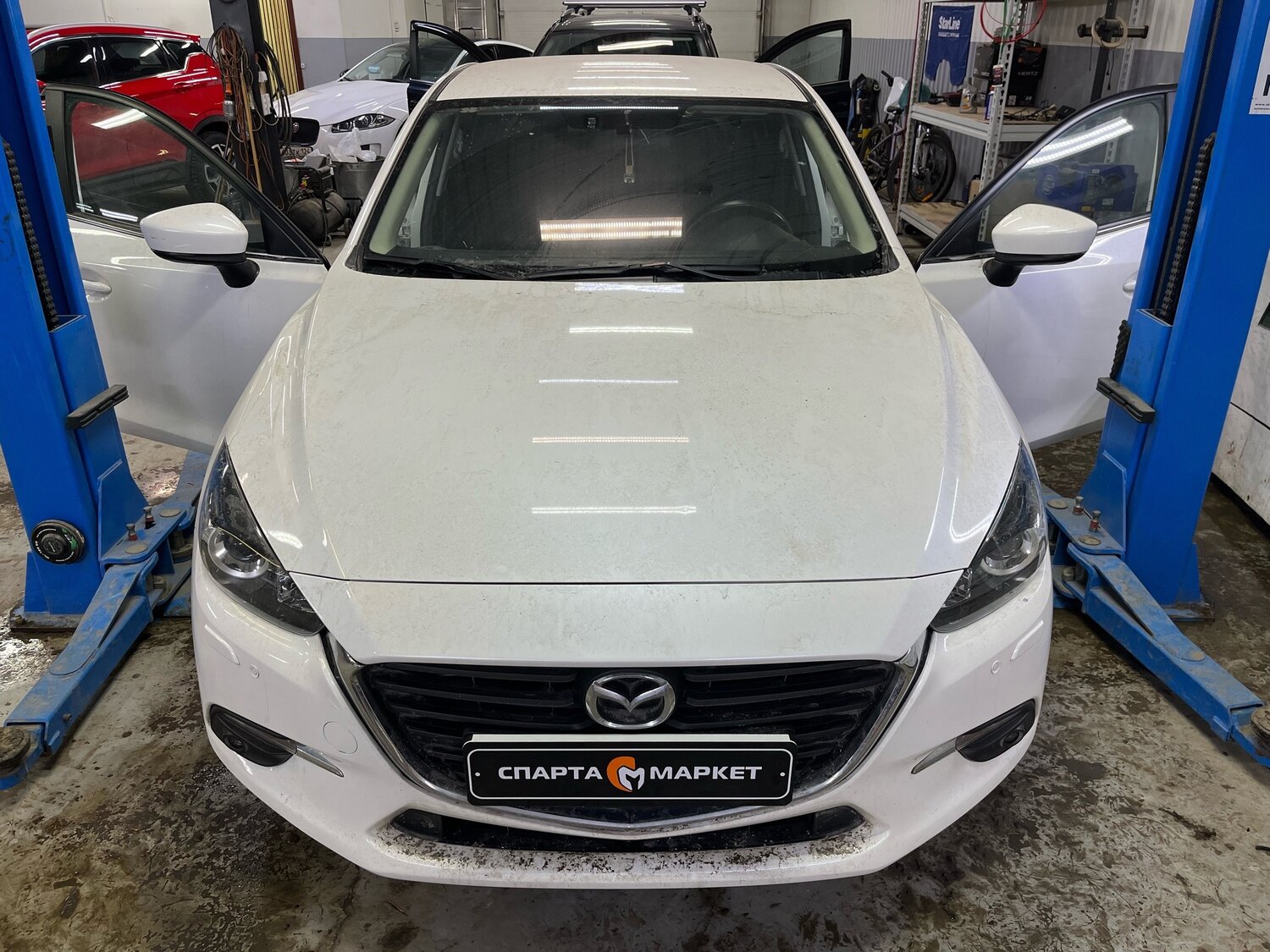 mazda, белая мазда 3, белая мазда, mazda cx-3, Volvo S60 II Рестайлинг
