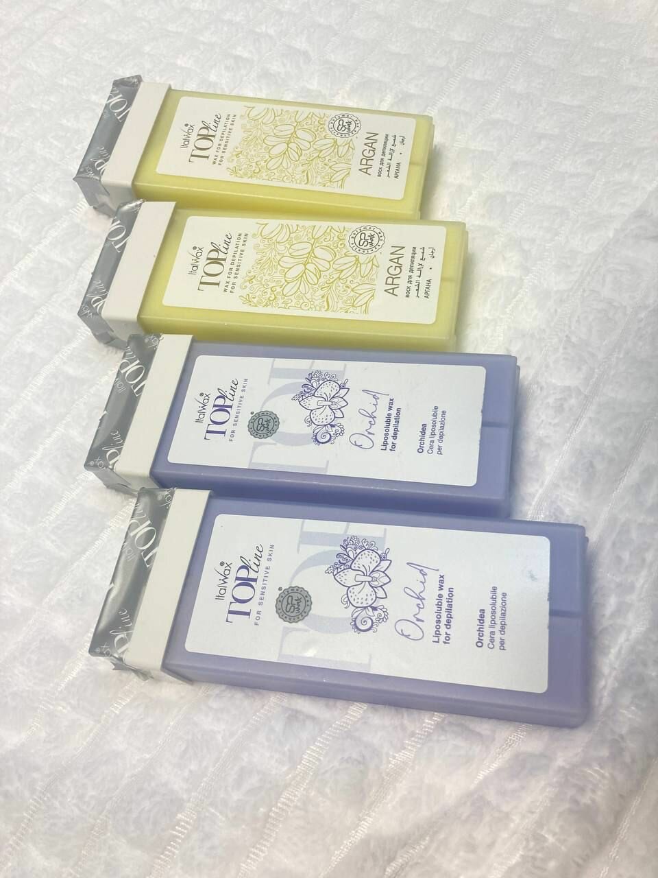 воск italwax top line в картридже 100мл орхидея, депиляция воском, italwax воск в картридже top line, 100мл, косметика, восковая депиляция