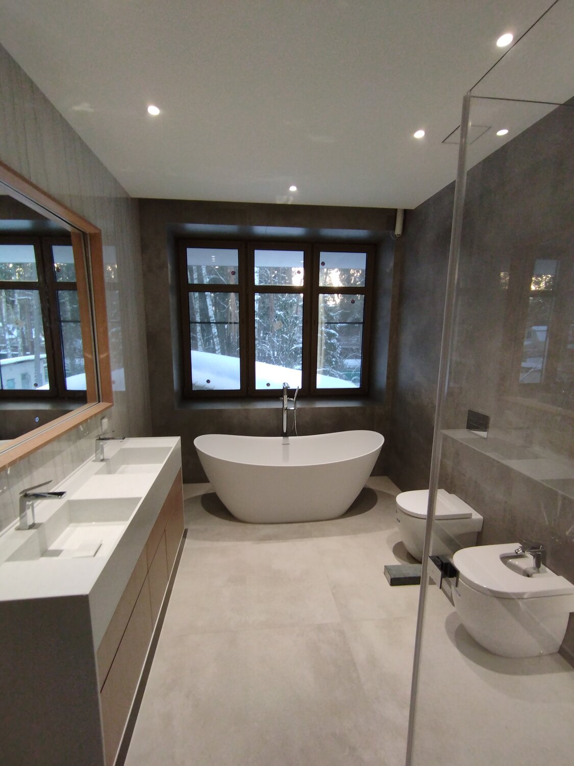 дизайн большой ванной, дизайн большой ванной комнаты, ванна, современная ванная, ванная комната