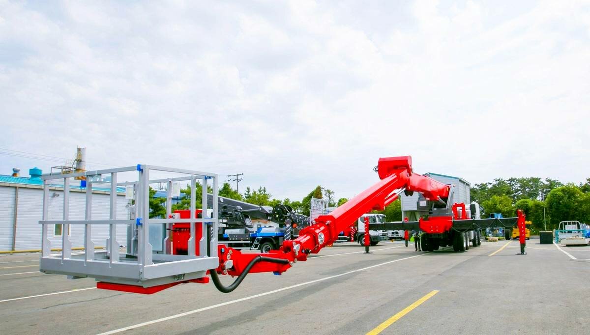 автовышка horyong sky-600 — 60 метров, horyong sky 600, автовышка daewoo novus horyong 45 sf, автовышка daewoo novus 45 метров, автогидроподъемник horyong sky 450