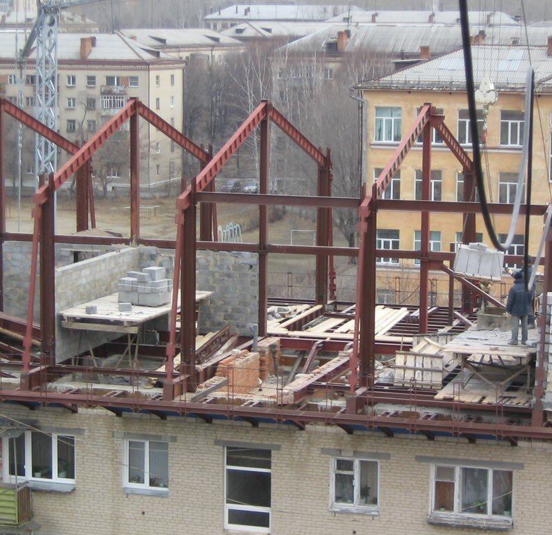 надстройка мансарды, реконструкция зданий и сооружений, реконструкция зданий, переустройство здания, строительство зданий
