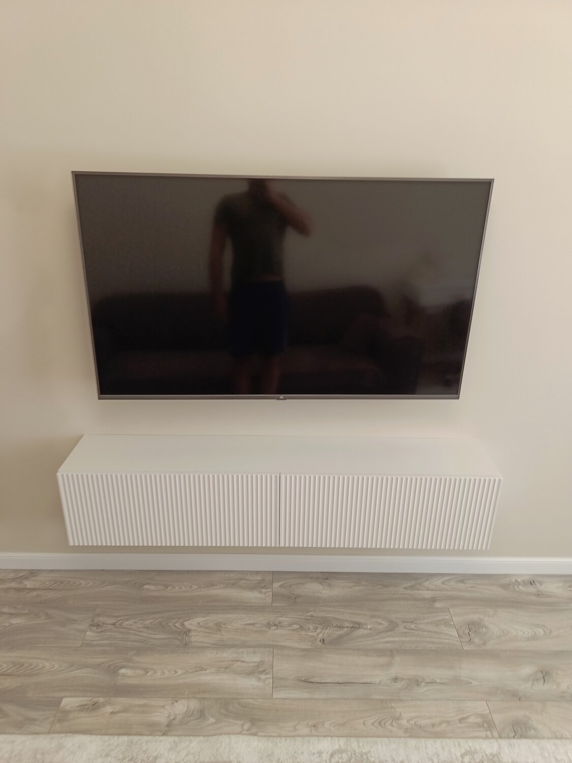 тумбы под тв, тумбы, подвесная тумба, тумба под тв сканди, серая тумба под телевизор