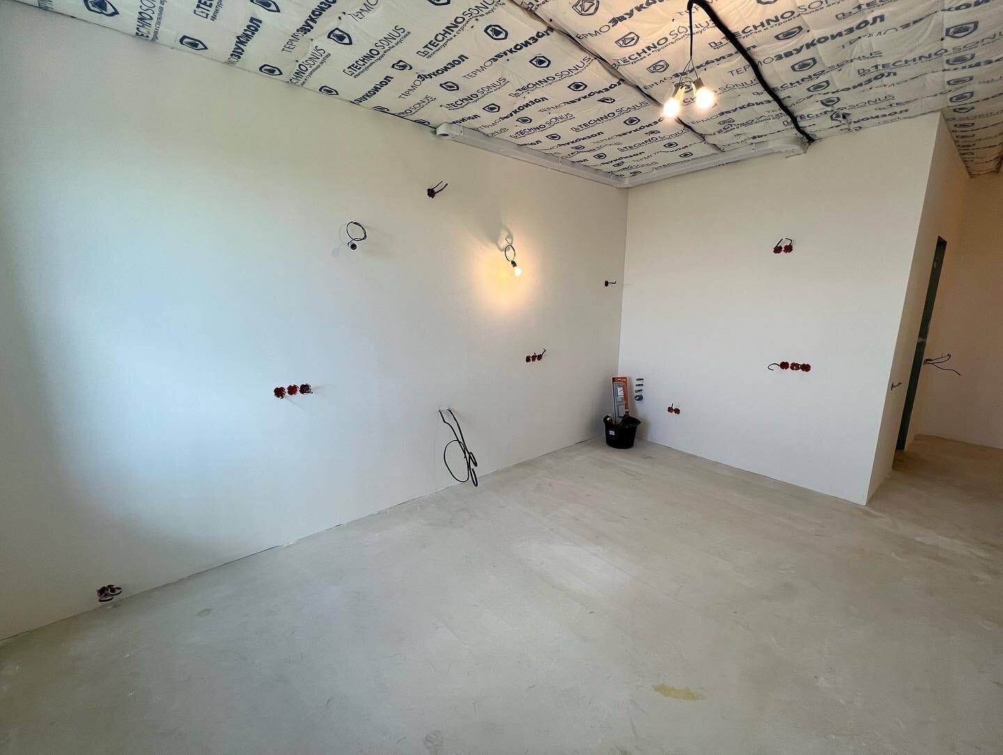 дом, шпаклевка стен, квартир, штукатурка стен, дом блока