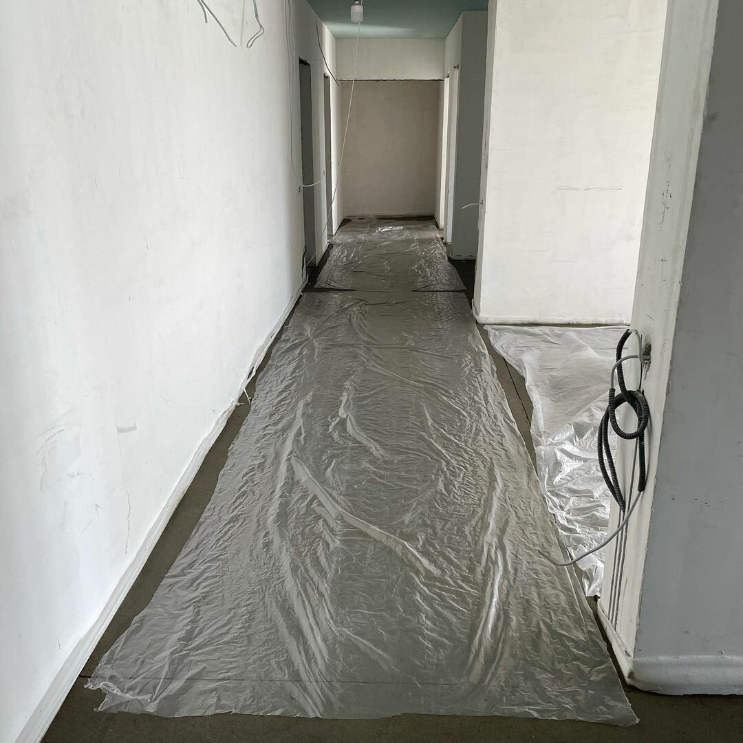 Стяжка пола под ключ мокрая - 91 фото