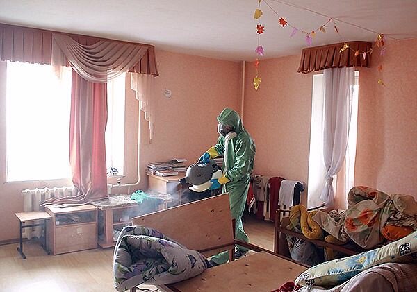 комната, квартира, жилье, дезинсекция, комната в детдоме