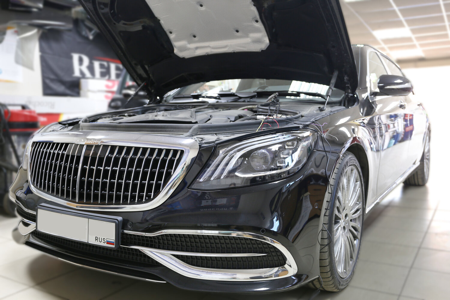 w222 maybach 2018, мерседес майбах 2018, пакет антихром на майбах, maybach s560, mercedes-maybach