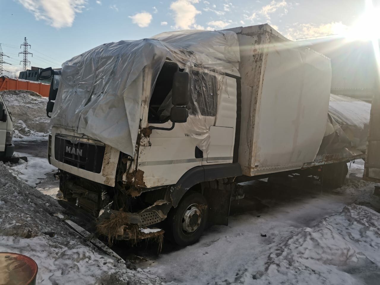 ремонт грузовиков, грузовик, фура, грузовой автомобиль, камаз 4308 дтп