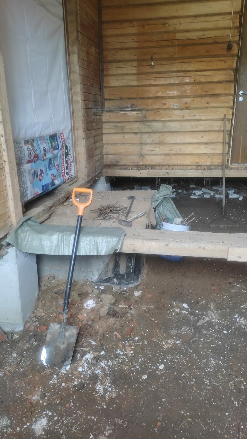 Замена гнилых полов