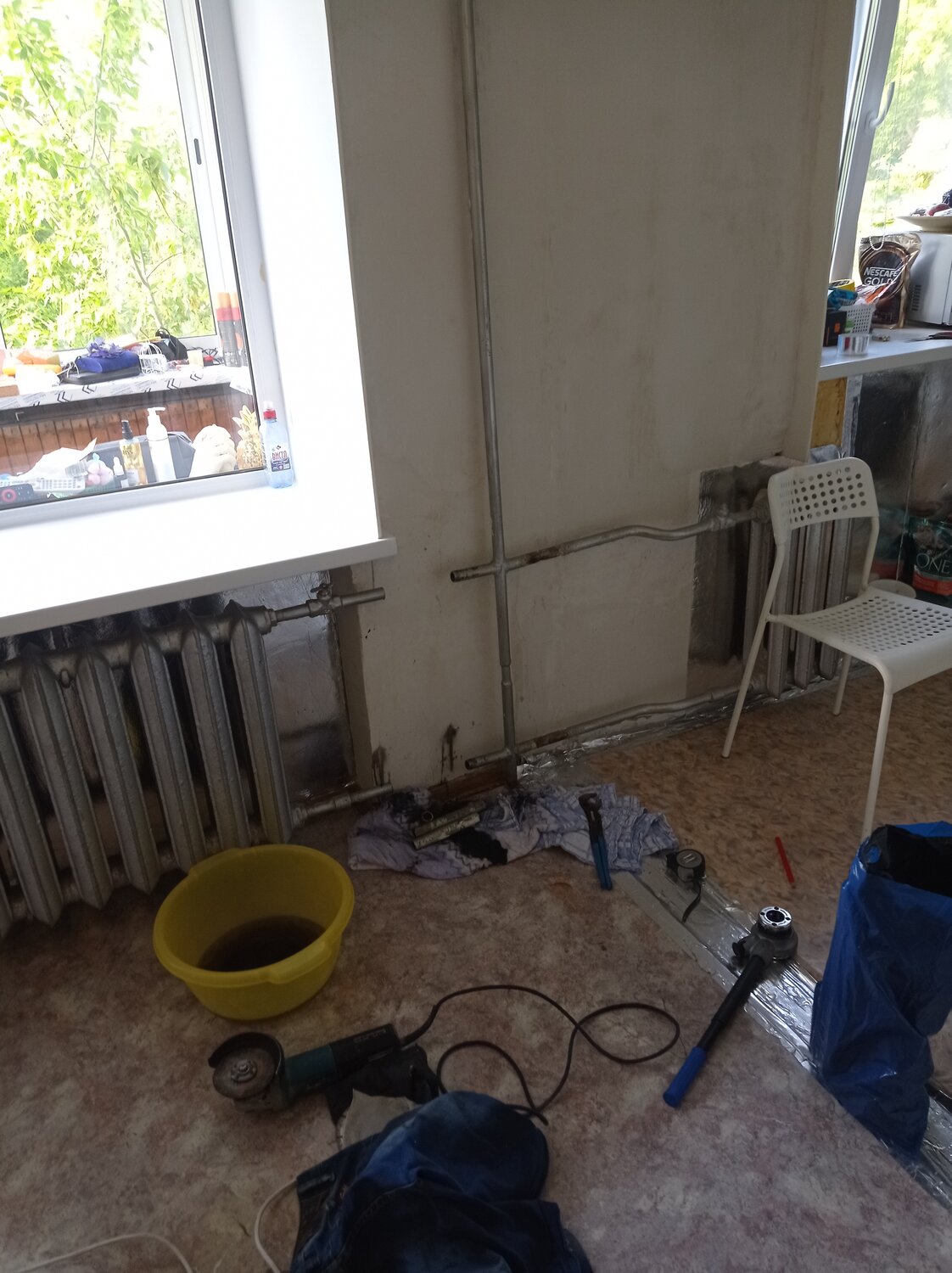 квартира, ремонт, комнаты, ремонт пола, отопление хрущевка