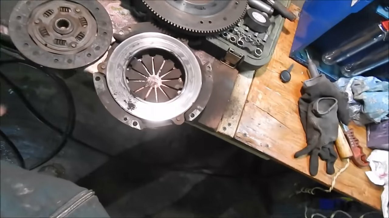 Замена комплекта сцепления