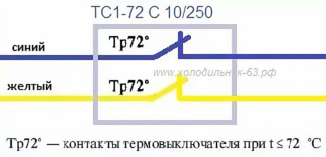Датчик оттайки таб е 2 схема подключения