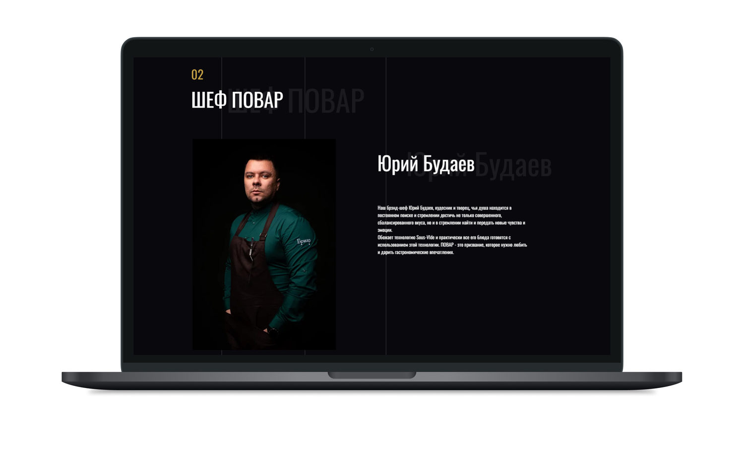 александр югра шеф повар, шеф повар, олег повар, веб дизайнер, портфолио веб дизайнера