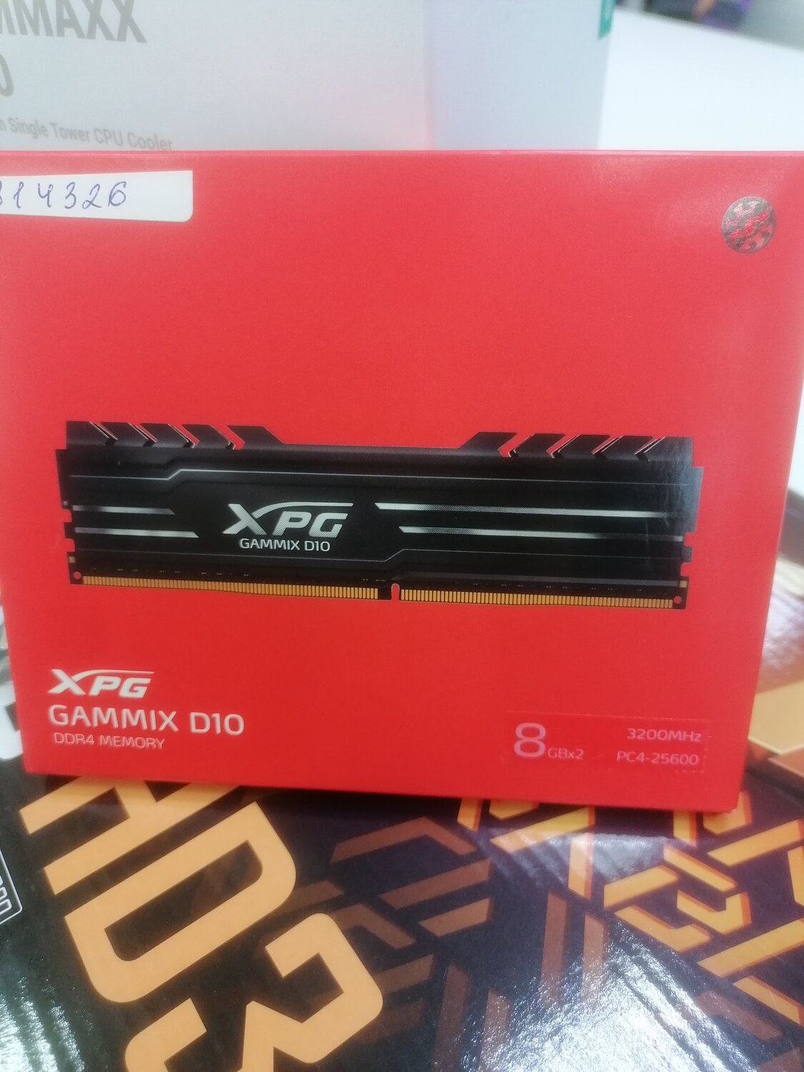 xpg gammix d10 ddr4 8gb, xpg gammix d10 ddr4, xpg gammix d10 ddr4 8gb 2666mhz, модуль памяти adata xpg gammix d10, ddr4 8gb 3200mhz adata xpg gammix d10 (ax4u32008g16a-sb10)