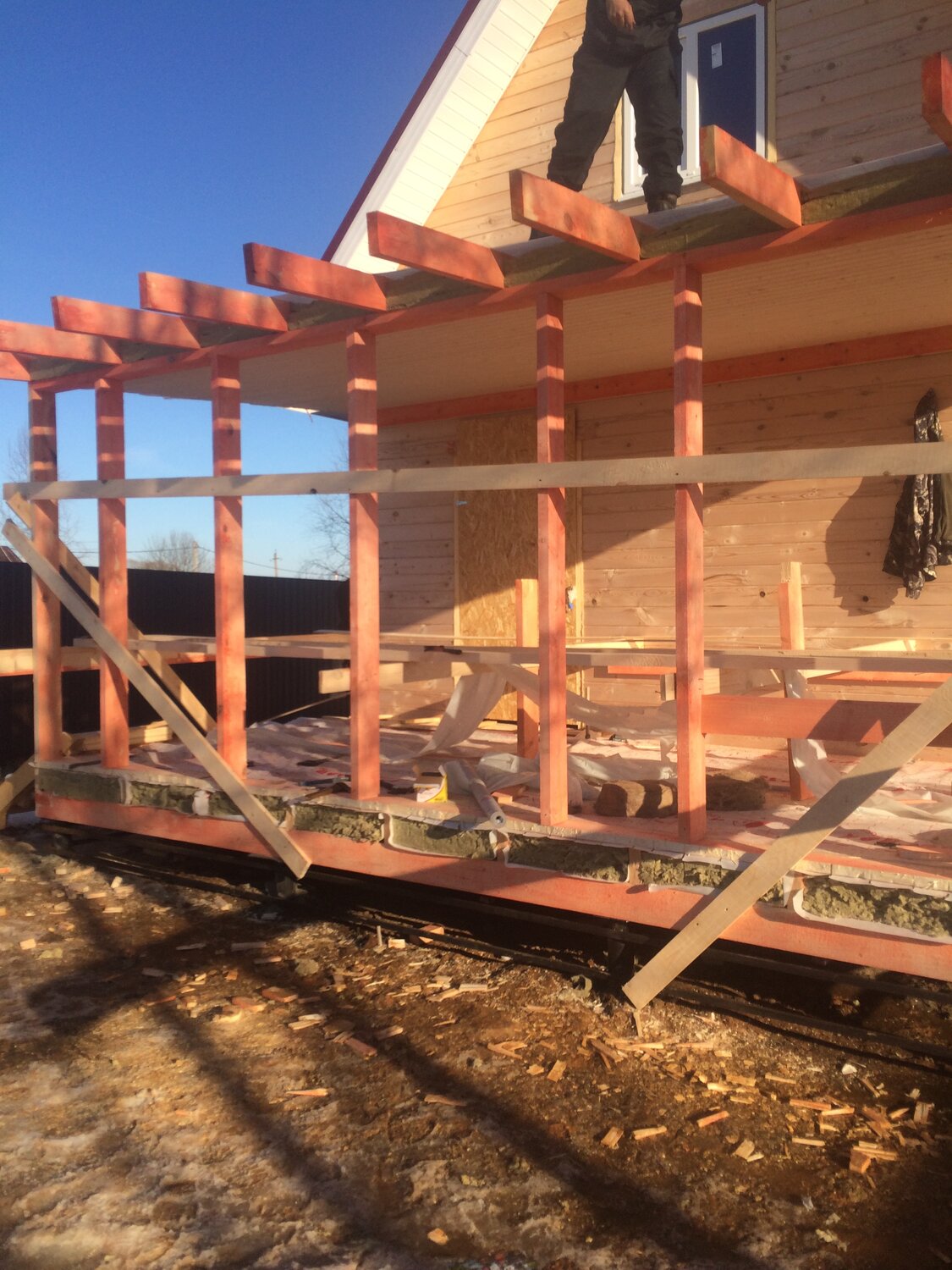 Строительство пристройки к дому