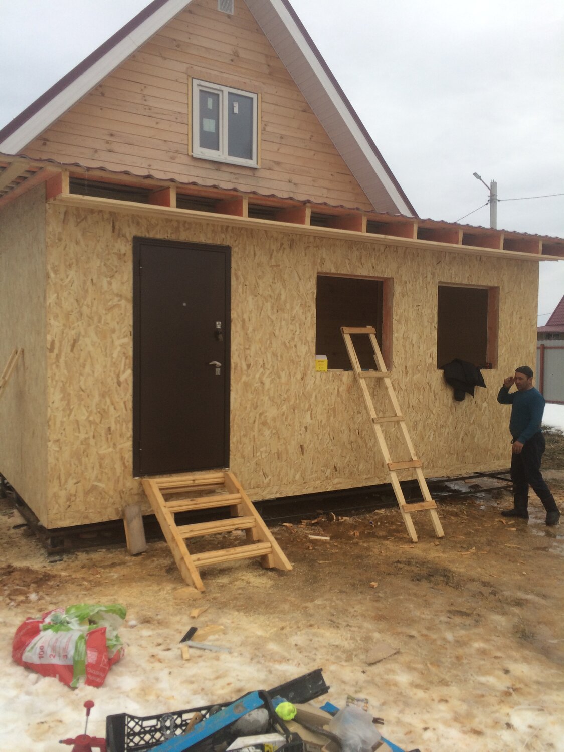 Строительство пристройки к дому