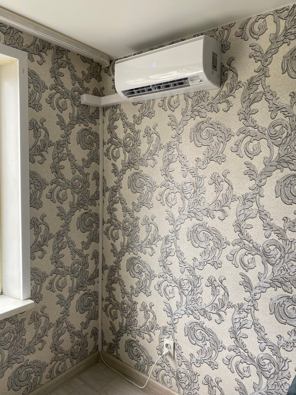 кондиционер, установленный кондиционер, монтаж кондиционеров, внутренний блок кондиционера, установка кондиционера в квартире