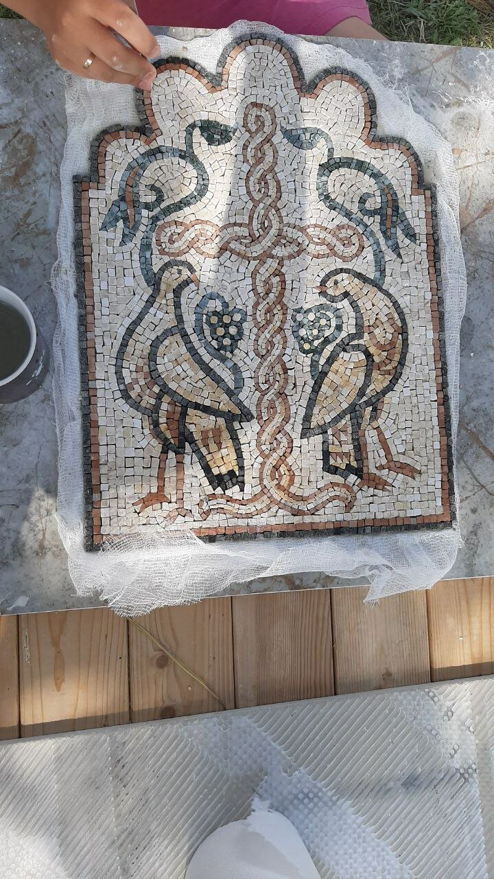 мозаичное панно, мозаика, римская мозаика, мозаика панно, древняя мозаика