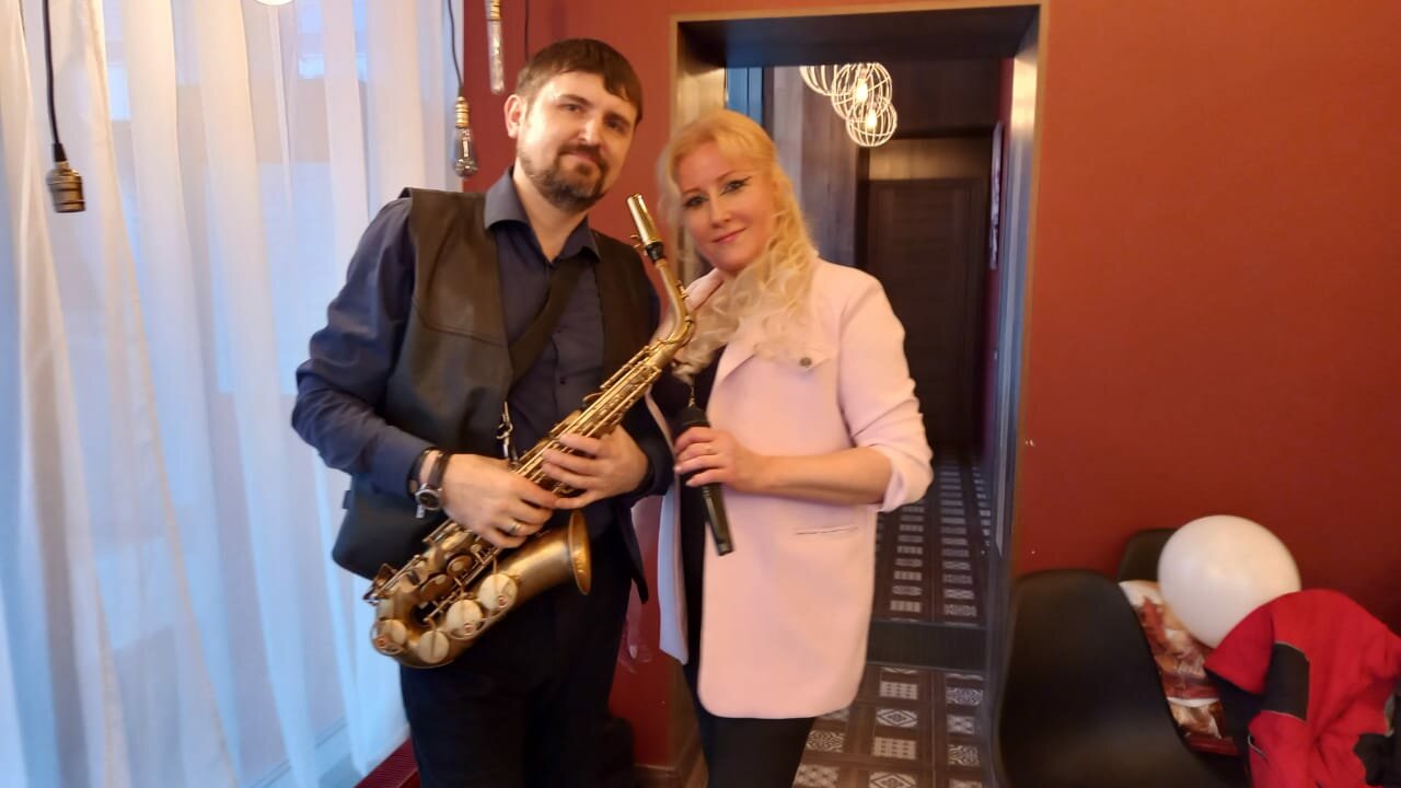 девушка, саксофонист, человек, дуэт, пресняков александр