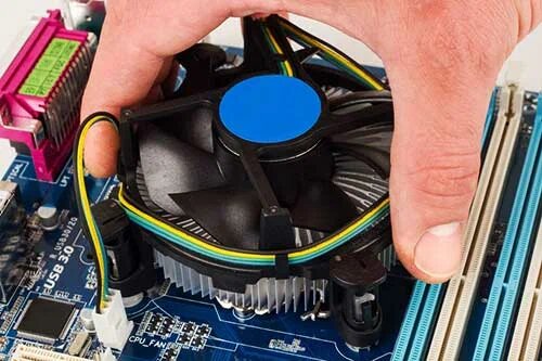 кулер intel крепление под кулер, охлаждение процессора, кулер, установка процессора, не вращается кулер на процессоре
