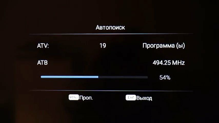 Настройка телевизора BBK