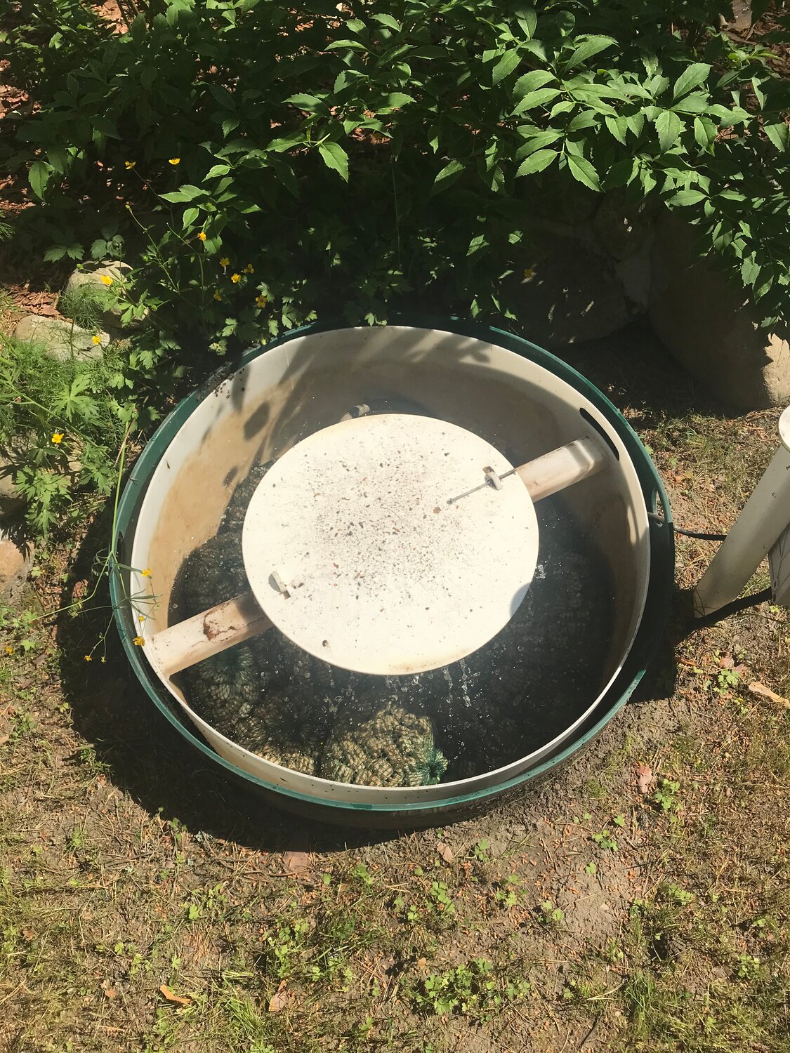 крышка септика евролос, евролос био 3, евролос био 4+, крышка клумба евролос, евролос био 5