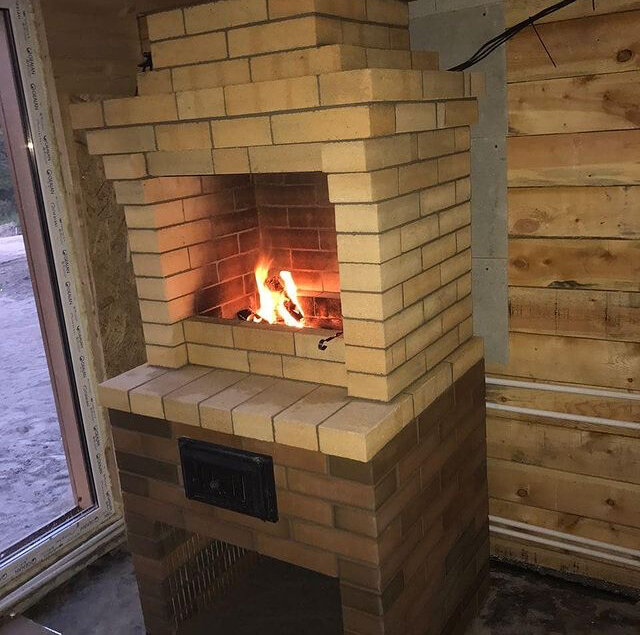 Кладка камина