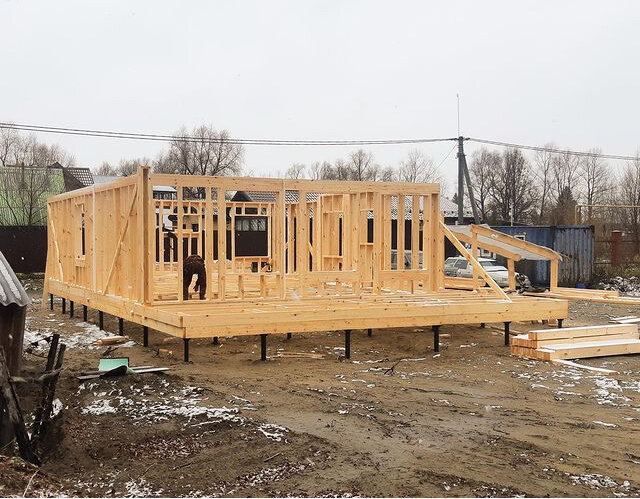 Строительство быстровозводимого дома