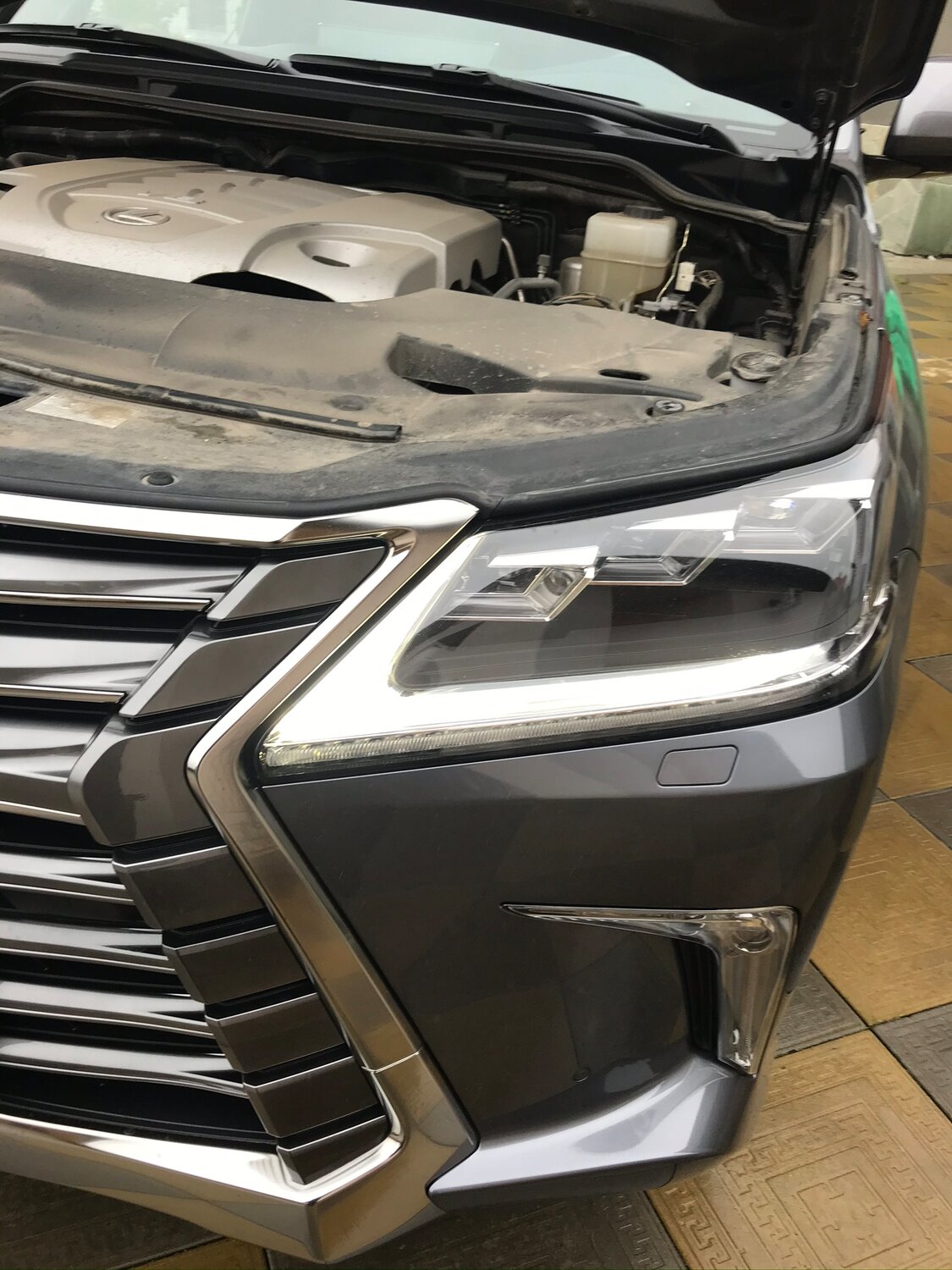 обвес superior lexus lx 570, автомобиль, защита lexus lx570 3, lexus lx 570 2016, пленка на кузов лексус 570