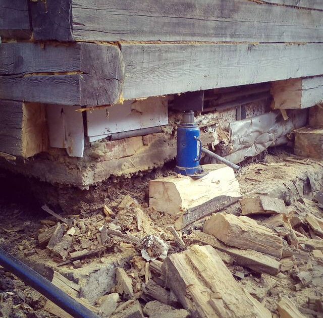 Замена гнилых венцов