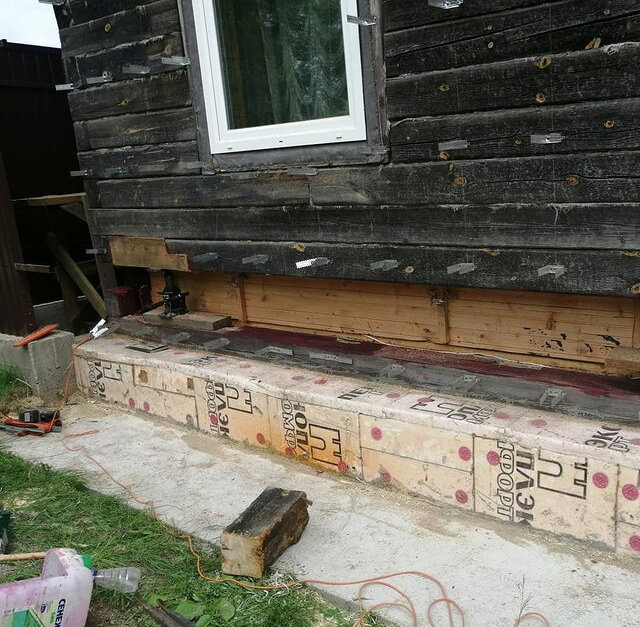 Замена гнилых венцов