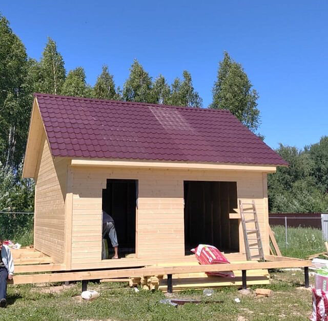 Строительство русской бани