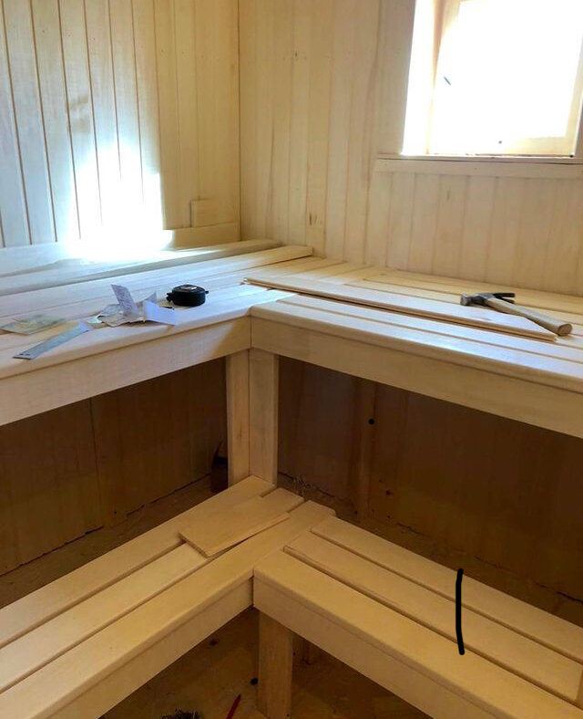 Строительство сибирской бани