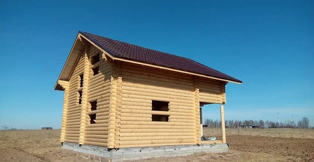 сруб 6 9 оцилиндрованного бревна, сруб, сруб бани в полтора этажа, сруб 6х8, сруб 6х8 бани в 1.5 этажа