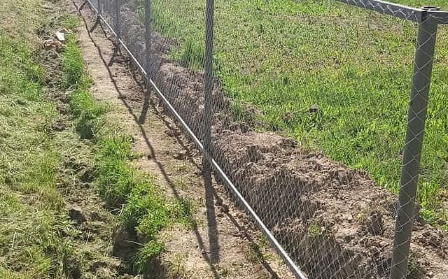 забор рабица, забор из рабицы, забор, дачный забор ульяновск, забор из профнастила