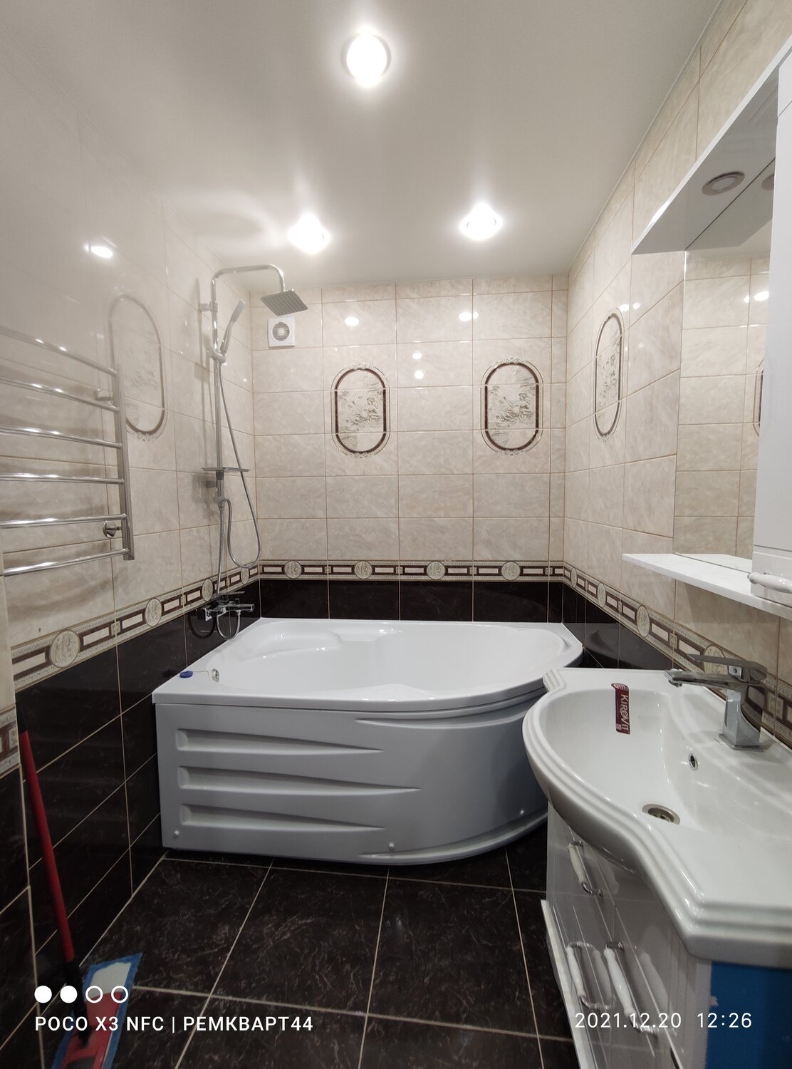 ванная комната, ванная комната п3, ванная комната в панельном доме, ванная под ключ, ремонт ванной