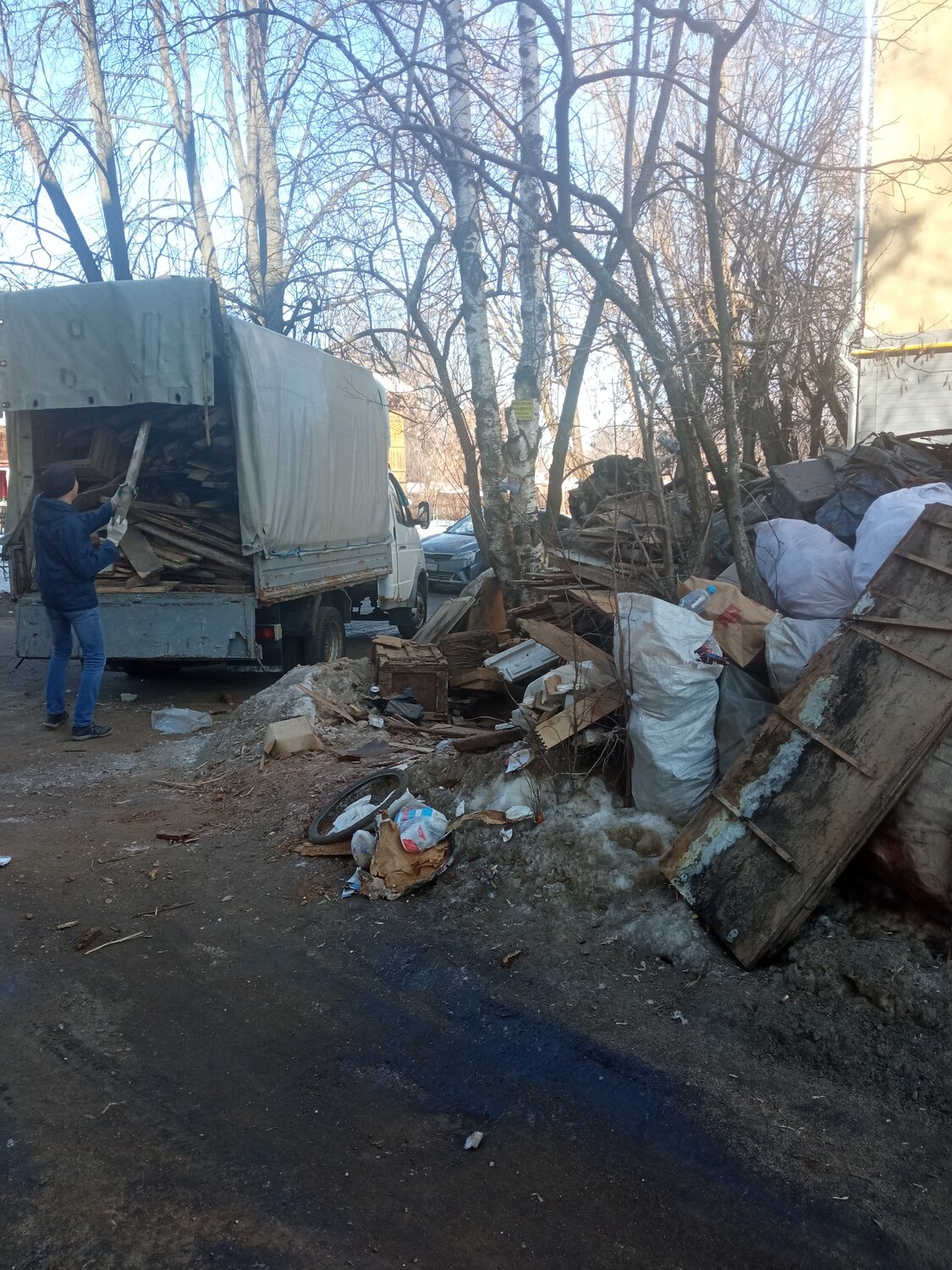 вывоз мусора, газ газель 3302, вывоз мусора липецк, газель фура, вывоз строительного мусора